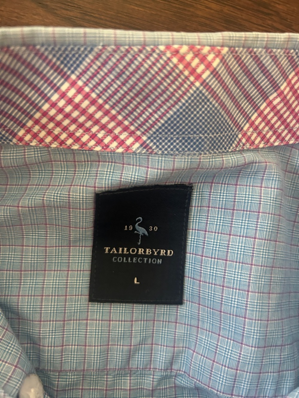 Tailorbyrd Collection Light Blue Button-Down Dress Shirt - Picture 3 of 5
